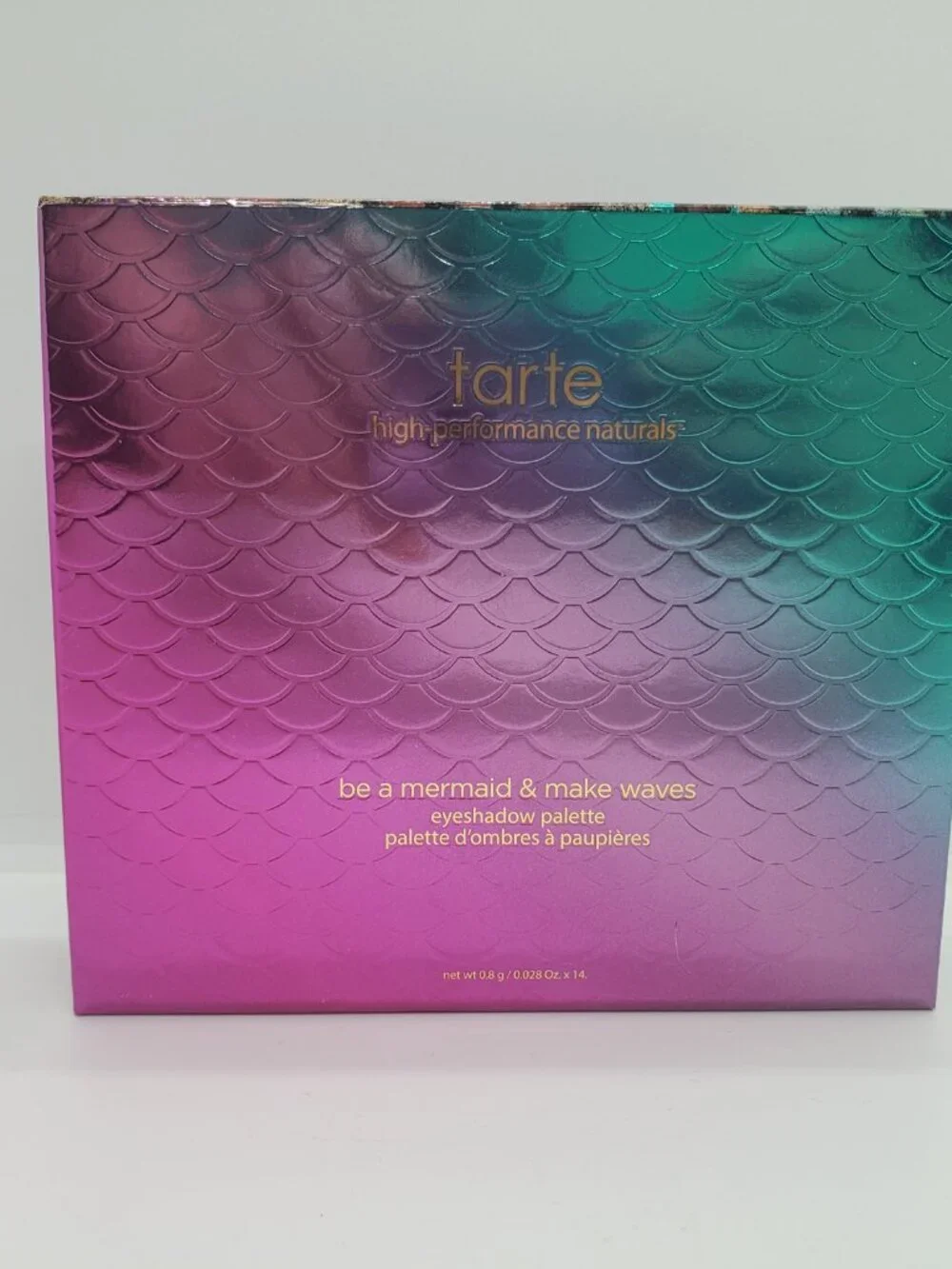 Tarte Be a Mermaid & Make Waves Eyeshadow Palette Matte Metallic Limited Edition